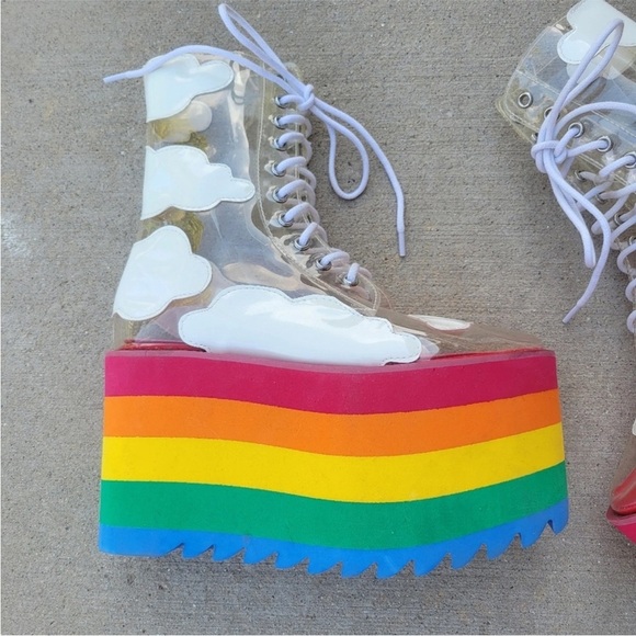 🌈Dolls Kill Happy Days Platforms 8🌈 - Picture 16 of 16